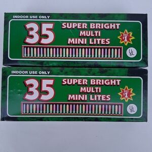 Super Bright Multi Mini Lites - 35 Count